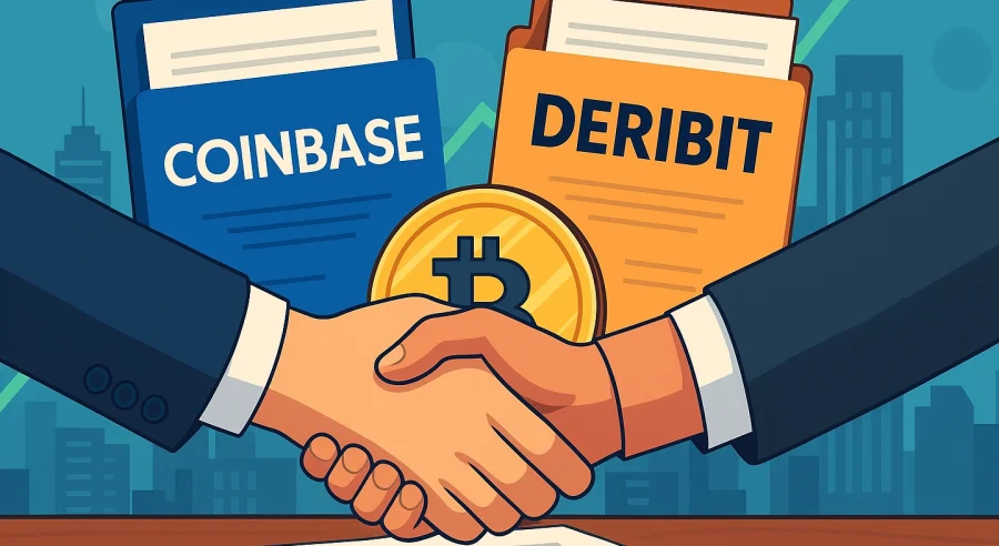 A Coinbase lezárta a Deribit felvásárlását