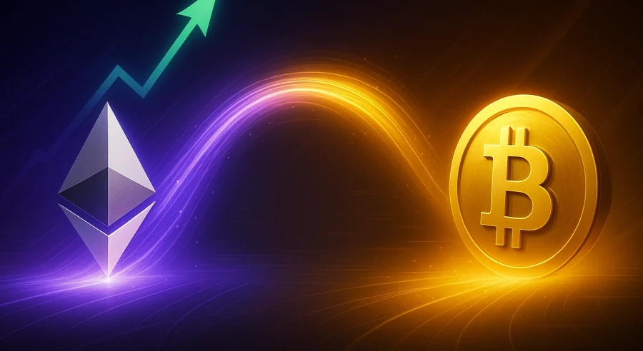 Az Ethereum emelkedése után a nyereség visszamegy a Bitcoinba?