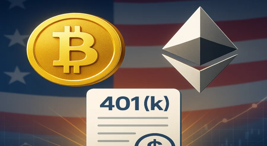 Bitcoin és Ethereum a 401(k) nyugdíjtervekben: Trump új rendelete