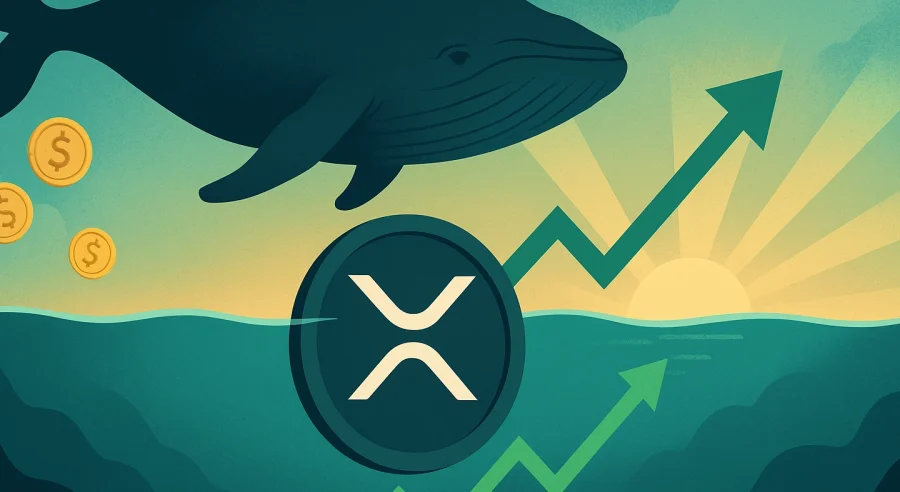Bálnák árnyékában: újra emelkedésnek indult az XRP árfolyama
